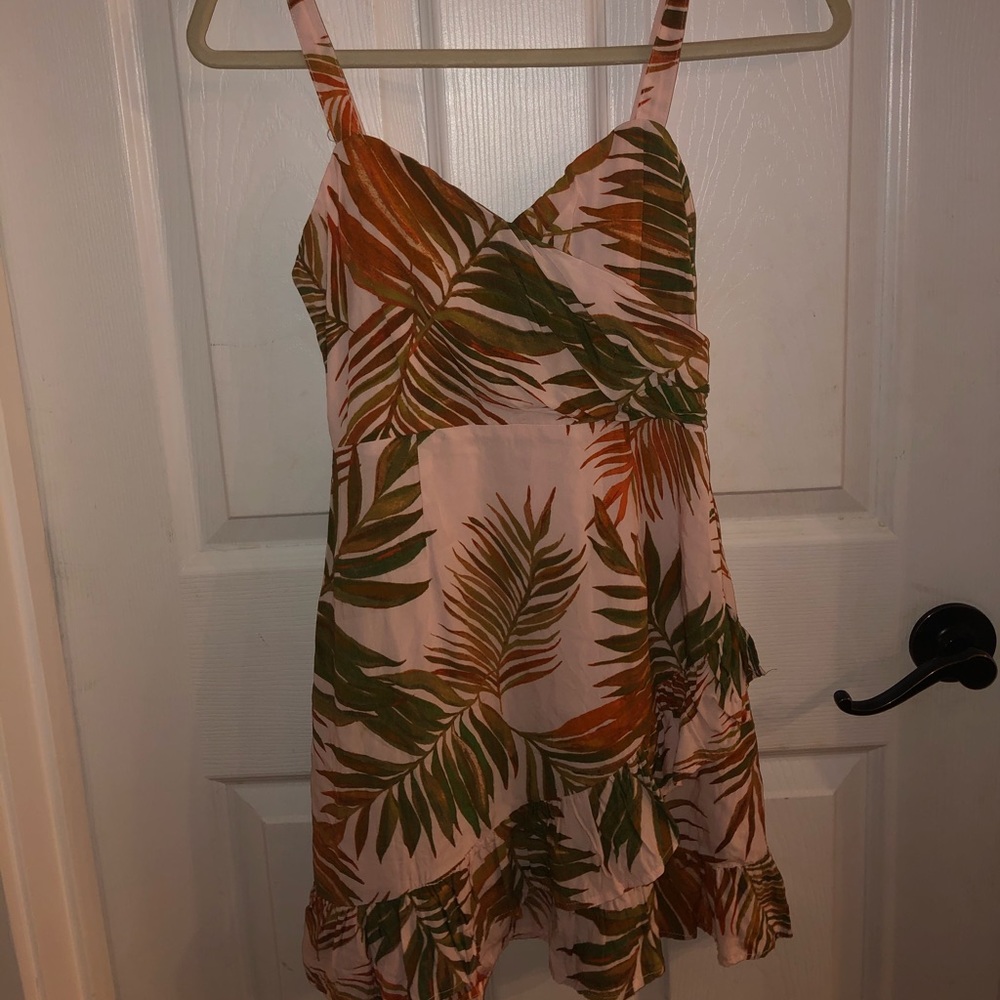 Forever21 Tropical Print Dress